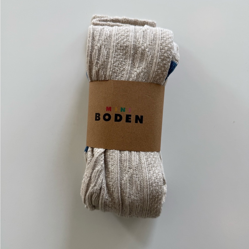 Mini Boden Cable Knit Tights
